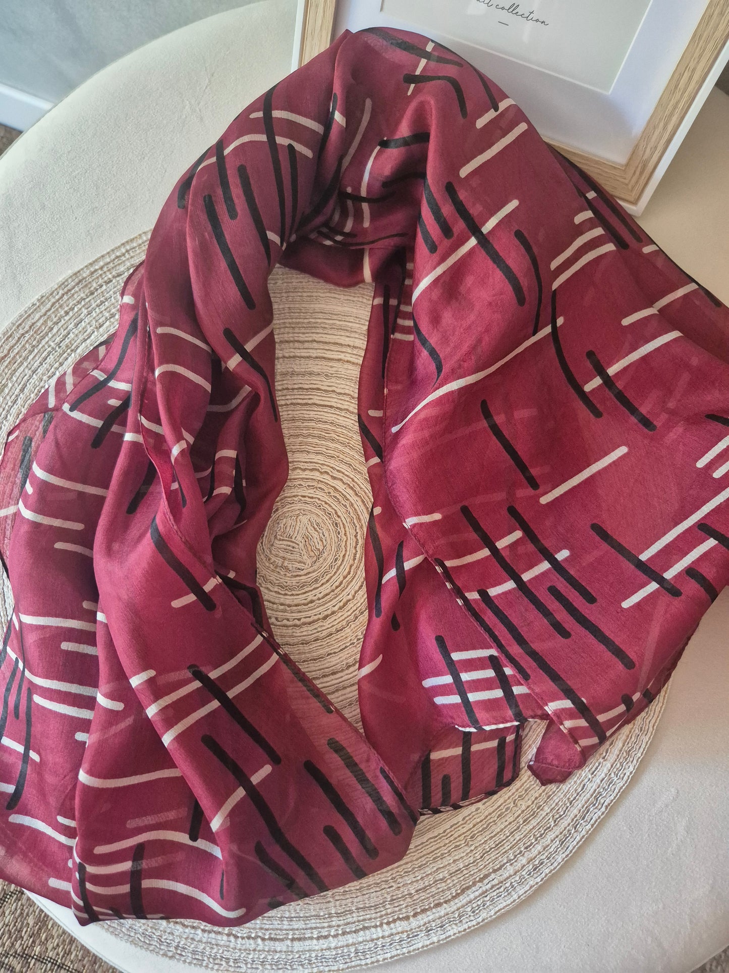 Foulard Bordeaux