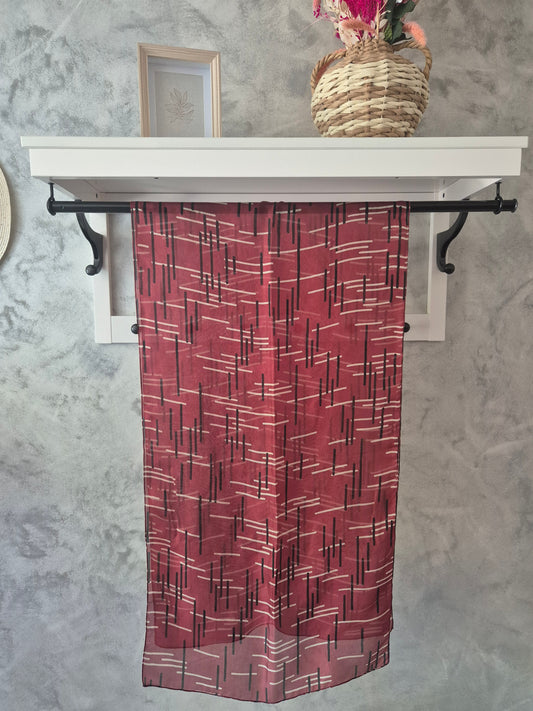 Foulard Bordeaux